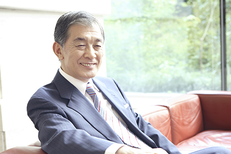 笑顔の自治会の会長