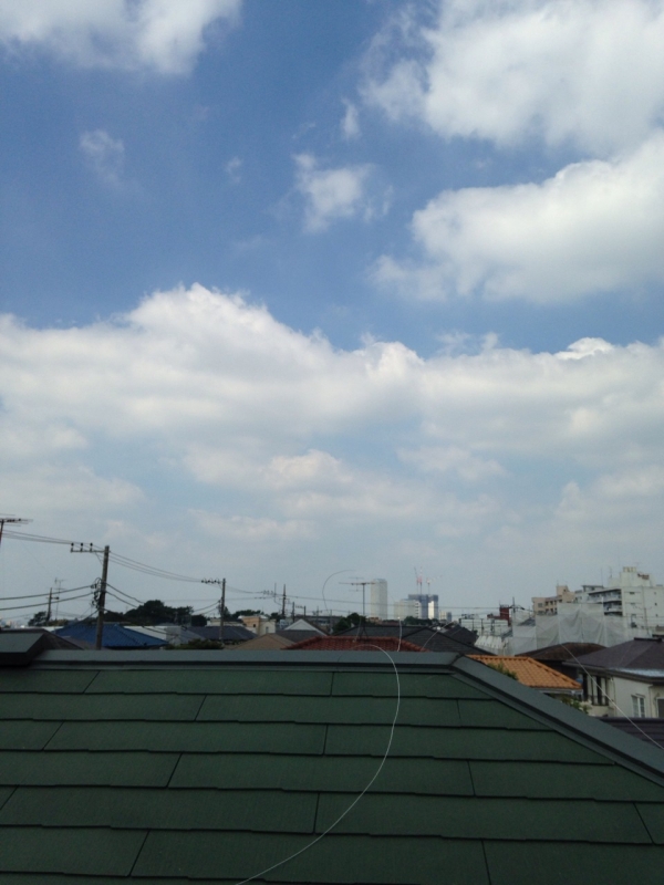 世田谷区尾山台　地デジ+BS/CSアンテナ工事