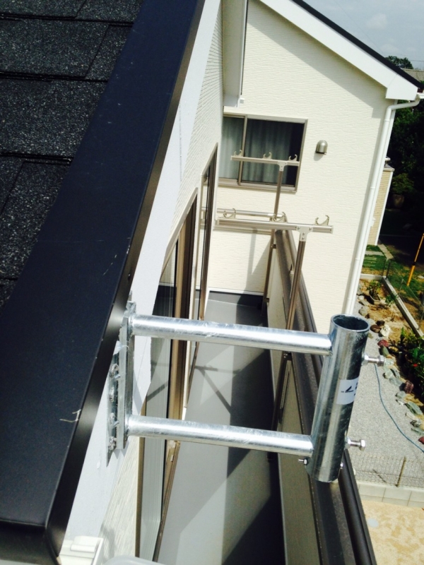 流山市東深井　地デジ＋BS/CSアンテナ工事