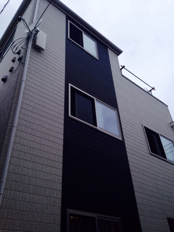 葛飾区柴又　デザインアンテナＢＳ工事