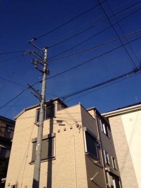 神奈川区三枚町　デザインアンテナ+BS/CSアンテナ工事