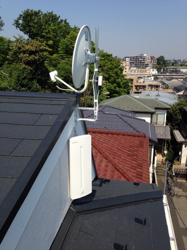 板橋区成増　デザイン+ＢＳ/ＣＳアンテナ工事