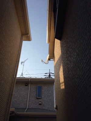 外壁のBS/CSアンテナ