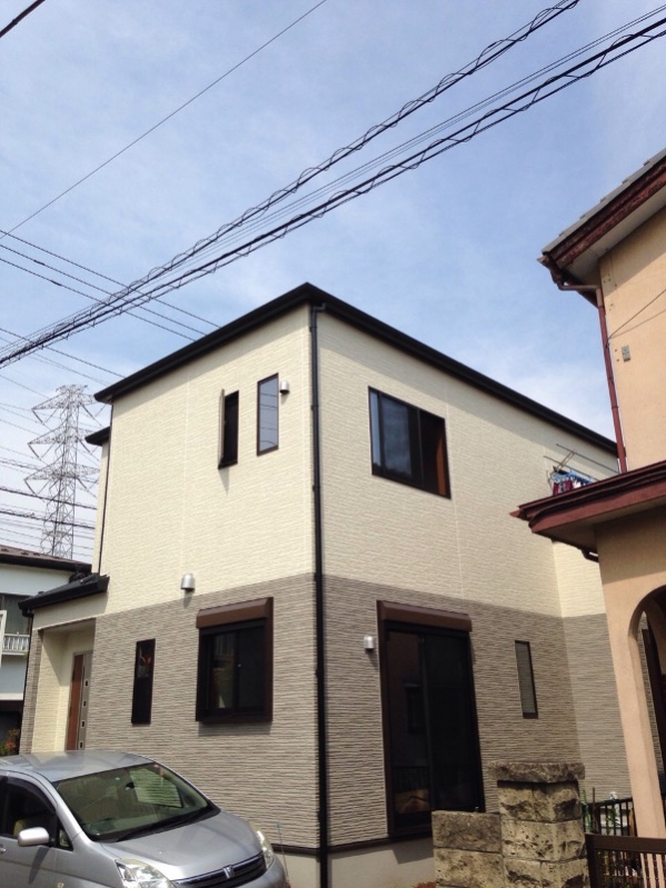 草加市中根　地デジアンテナ屋根裏設置工事