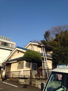 横浜市神奈川区三ツ沢上町　地デジアンテナ+BS/CSアンテナ工事
