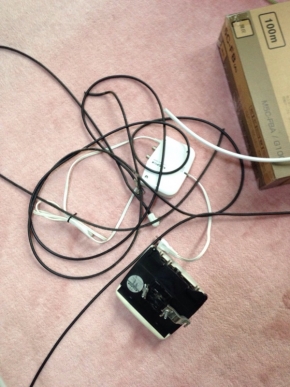 床に置いたブースター