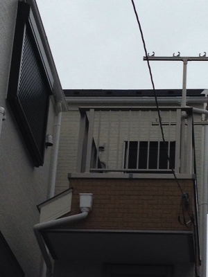 戸建住宅のベランダ