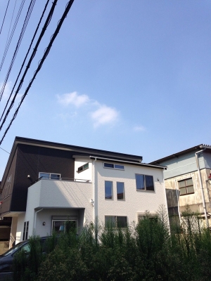 戸建住宅の外観