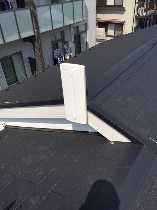 横浜市戸塚区前田町　デザインアンテナ工事