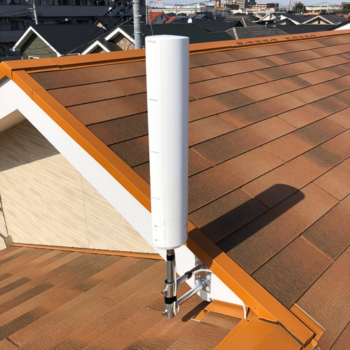 ユニコーアンテナの設置工事