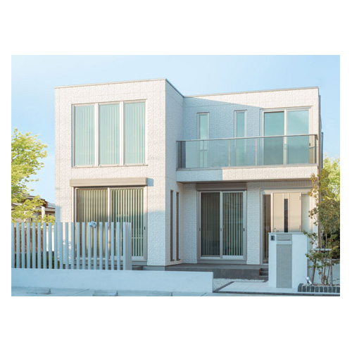 フラット屋根の戸建て