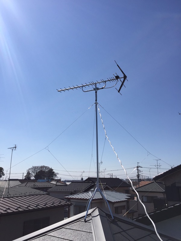 アンテナのお持込みも対応◎蓮田市でテレビアンテナ工事！