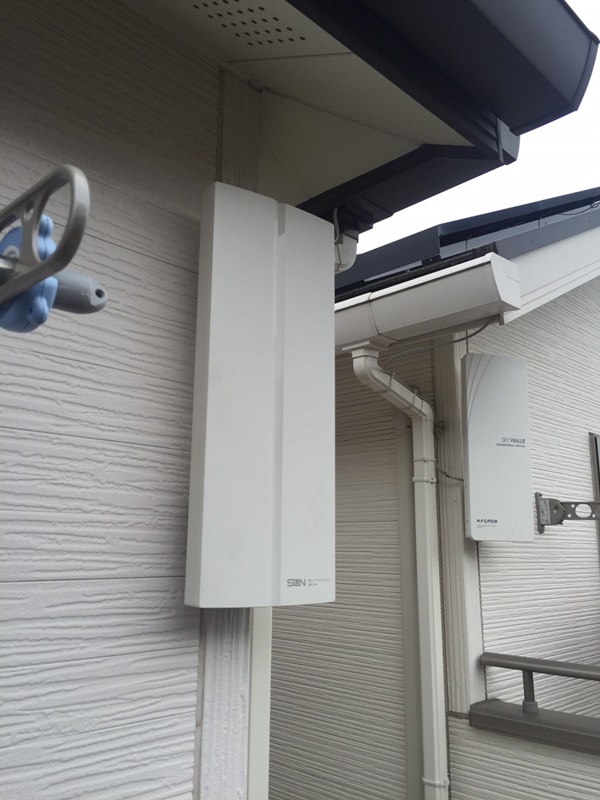 ♥流山市でデザインアンテナ工事♥