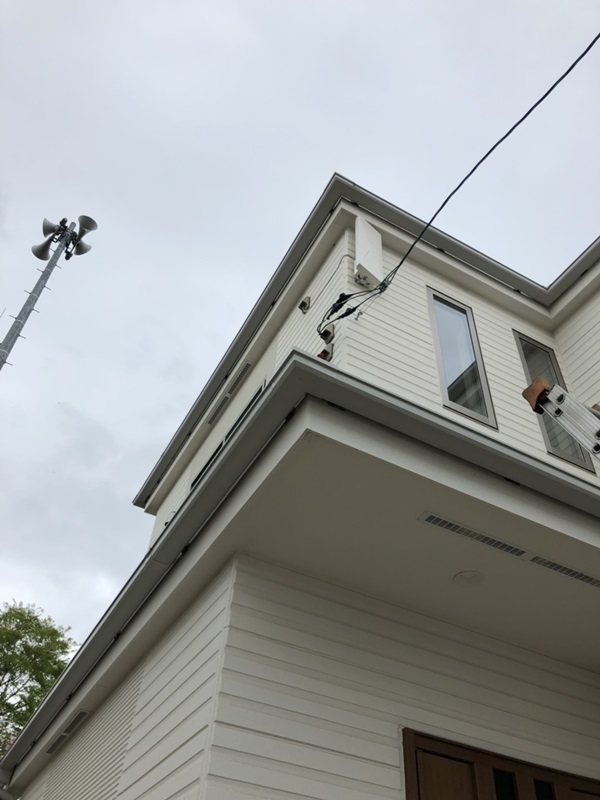 ♥綺麗なご新築♥鴻巣市でデザインアンテナ工事！