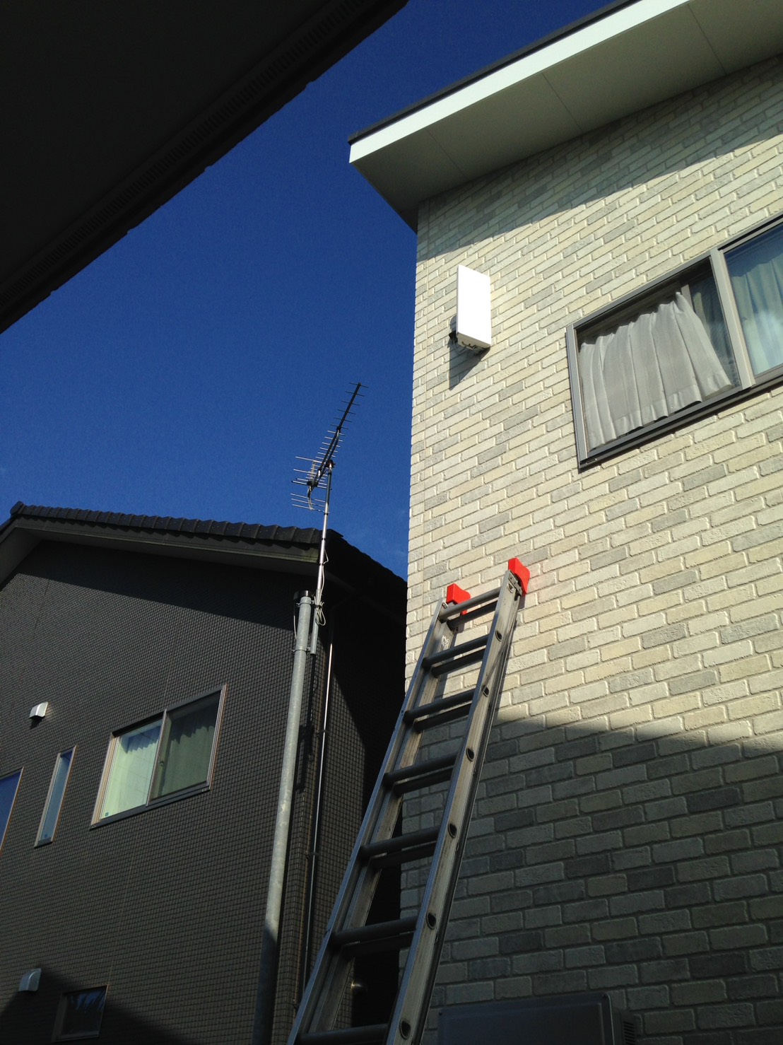 千葉県八街市富山：地デジ☆デザインアンテナ設置工事!!