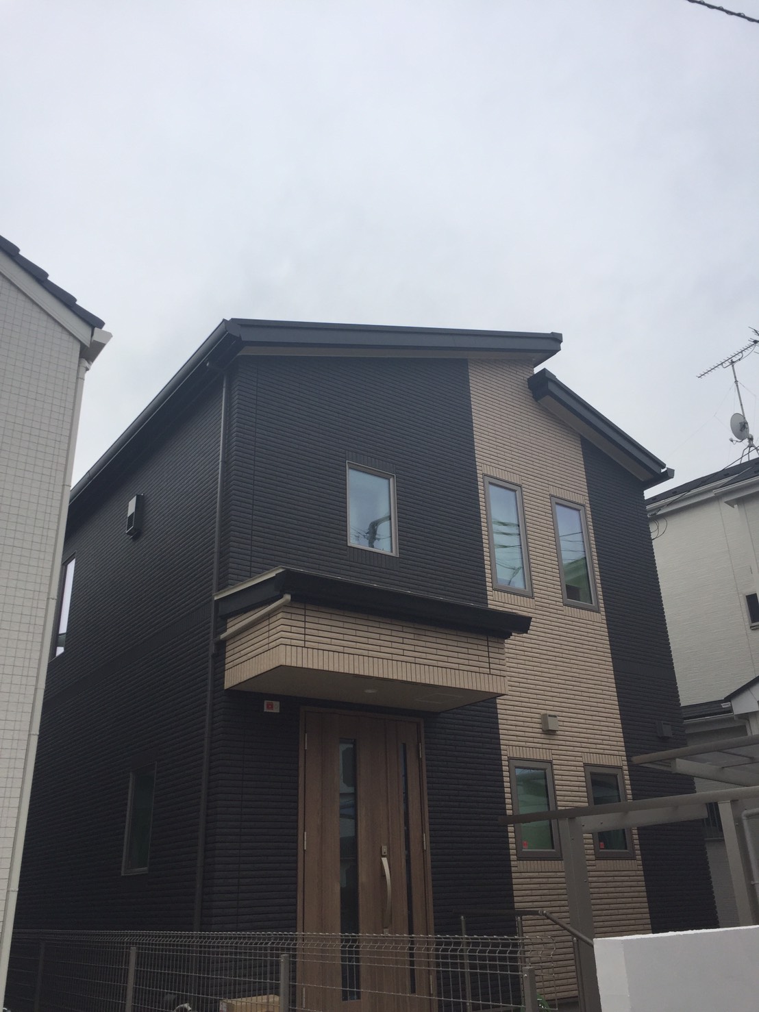 新築住宅の外観