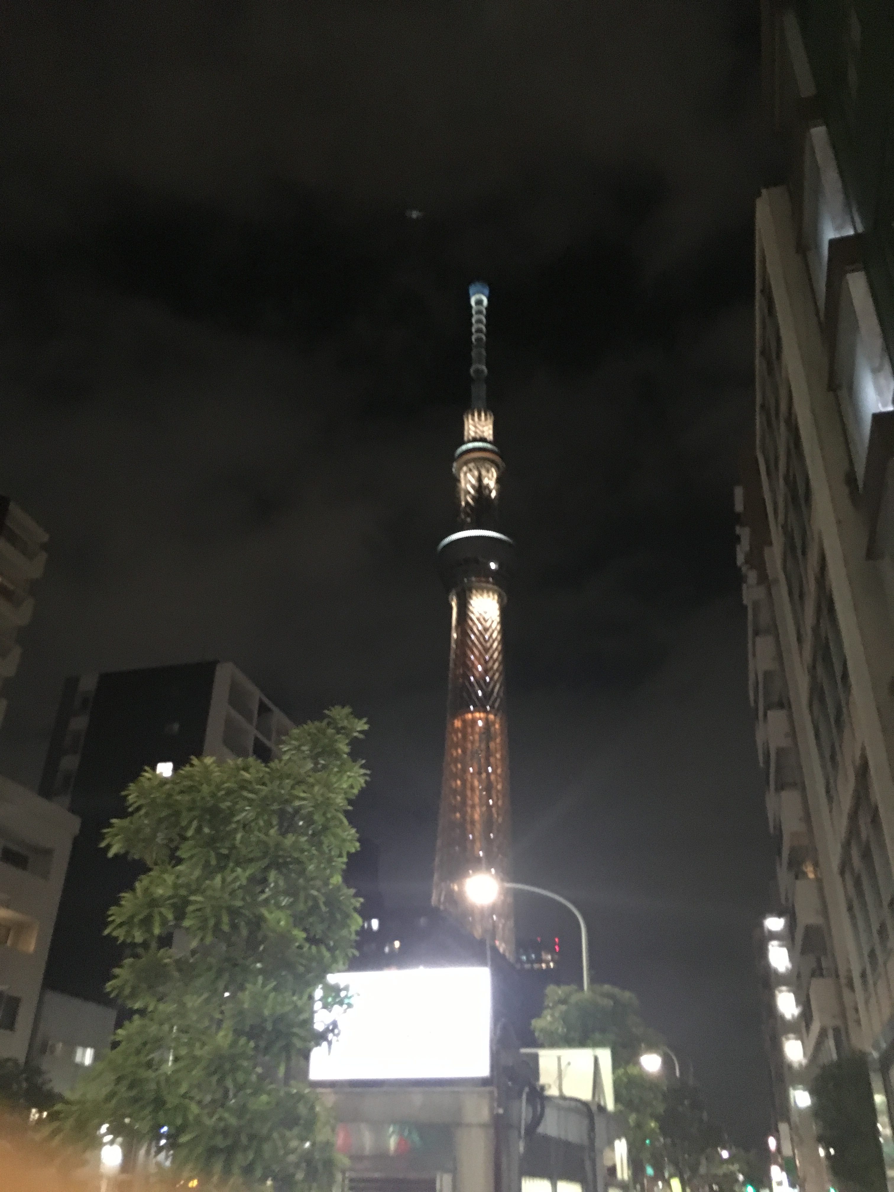 夜の東京スカイツリー