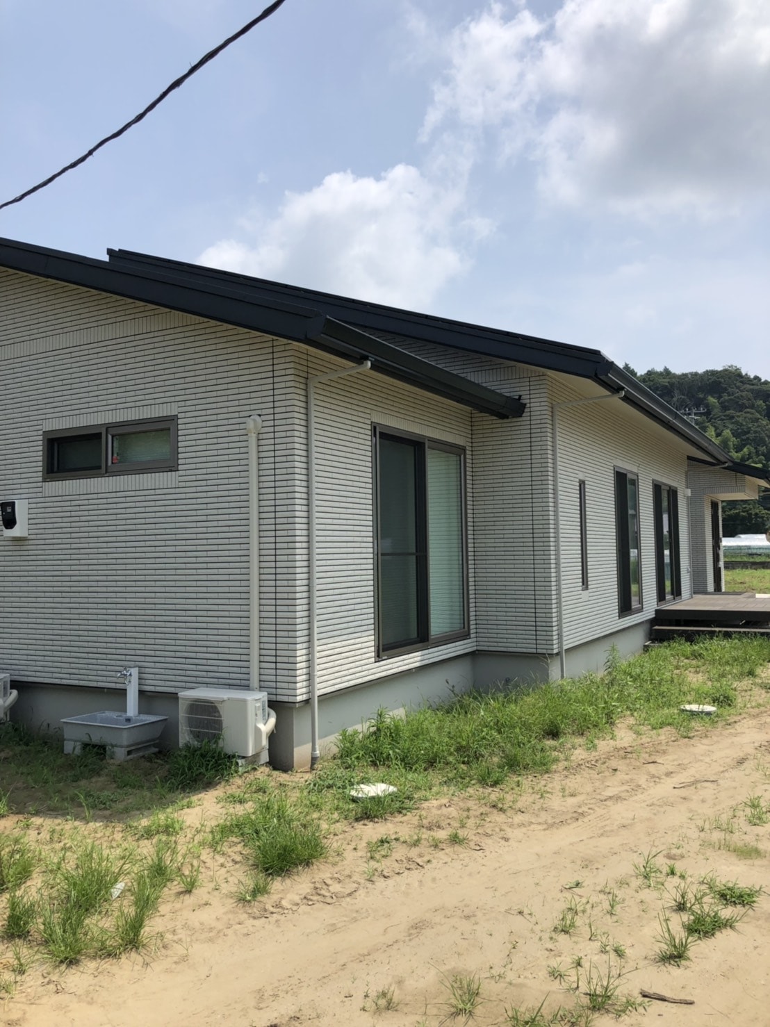 平屋住宅の外観