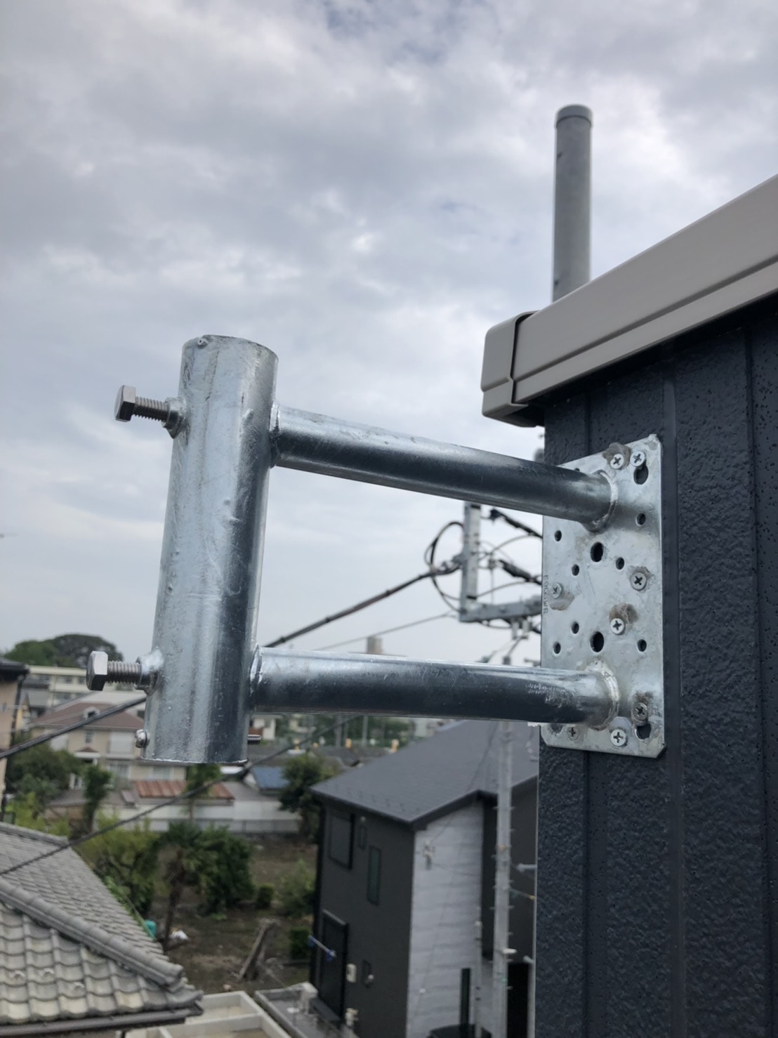 外壁のサイドベース