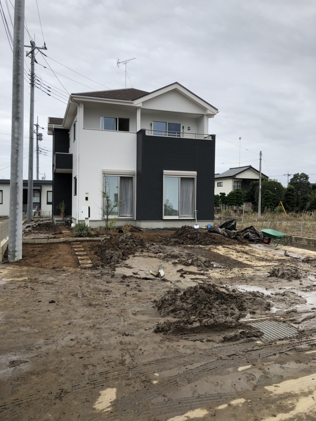 台風被害に遭った土地と戸建住宅