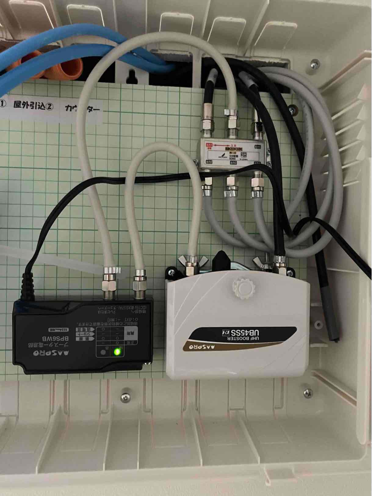 マルチメディアボックスの機器類