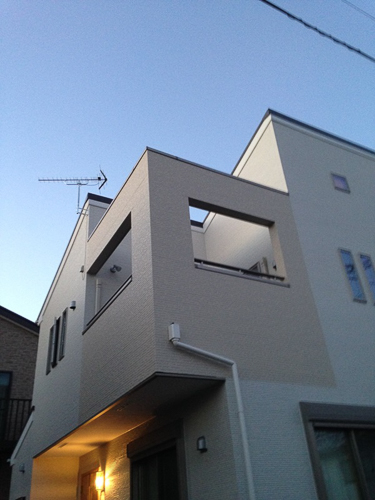 UHFアンテナを取り付けたUHFアンテナ