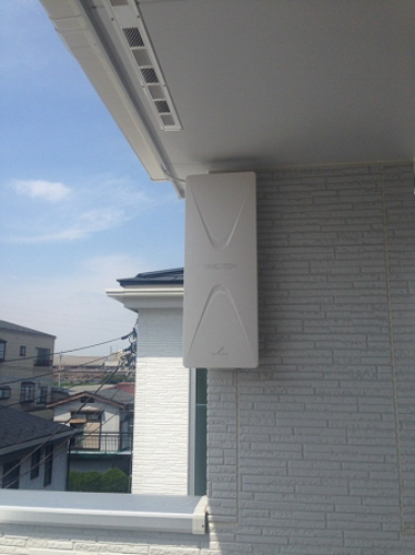 外壁のテレビアンテナ