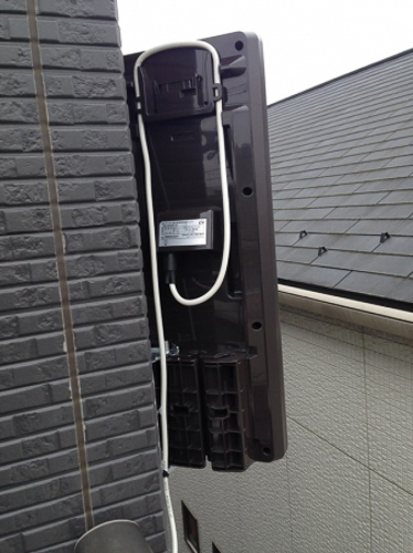 外壁のテレビアンテナ