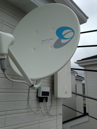 外壁のテレビアンテナ