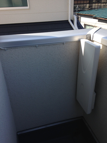 外壁のテレビアンテナ