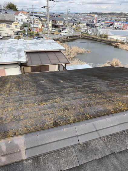 戸建住宅の屋根上