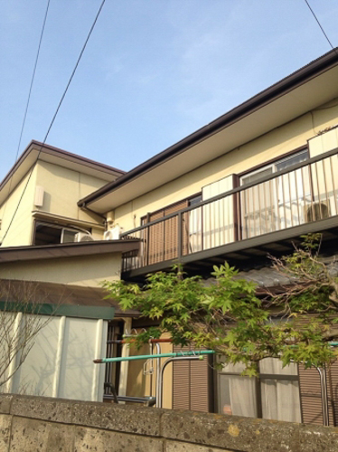 デザインアンテナを設置した戸建住宅