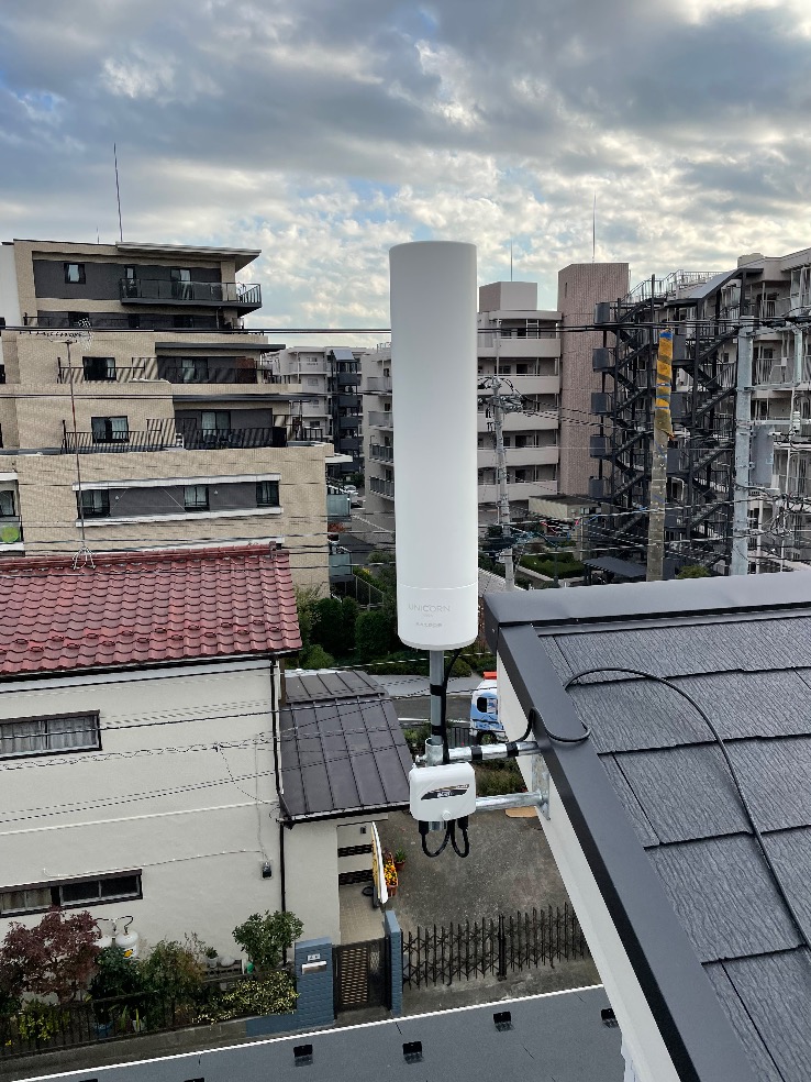 横浜市戸塚区で最新のユニコーンアンテナとブースターを設置