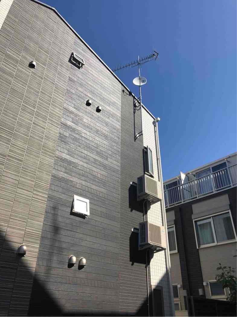 アパートのテレビアンテナ