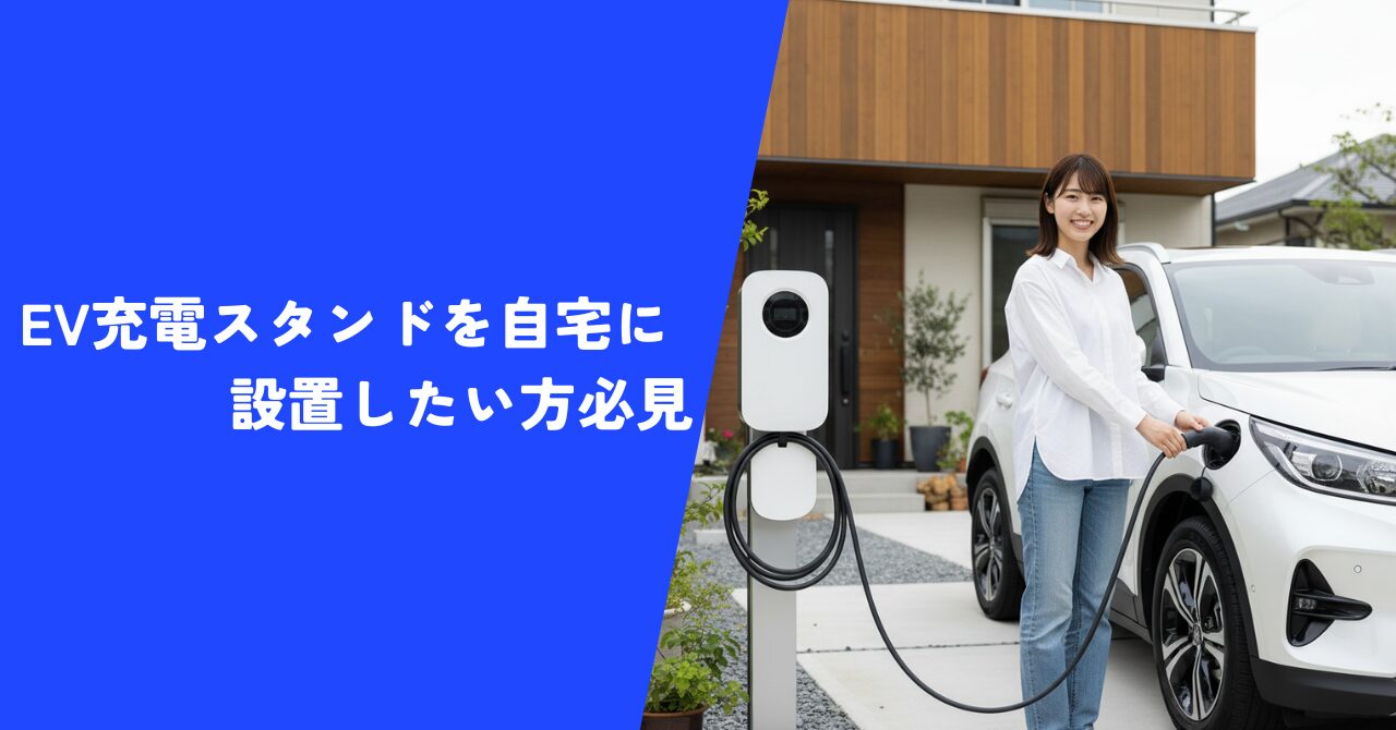 【解説】EV充電スタンドを自宅に設置するための完全ガイド｜見逃すと損するお得情報