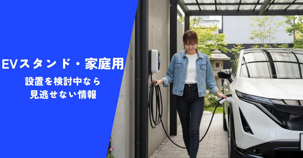 【必見】EVスタンド(家庭用)を検討中なら見逃し厳禁！｜プロおすすめ品を大公開！