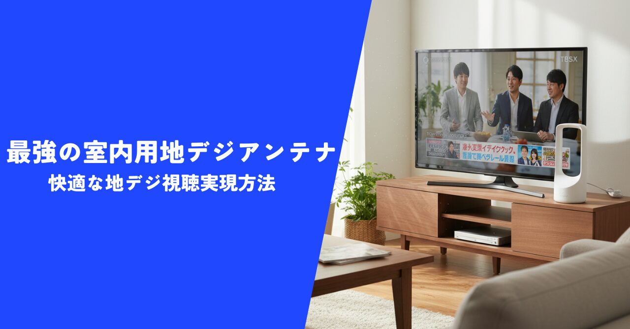 【解説】地デジアンテナの室内用で最強の製品を探している方必見！｜プロの快適視聴術