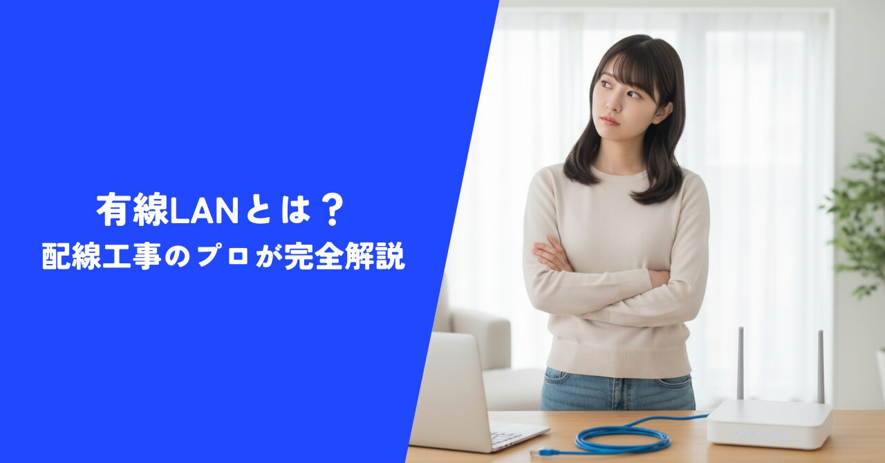 【必見】有線LANとは何か配線工事のプロが完全解説｜読んで納得！LANのあれこれ