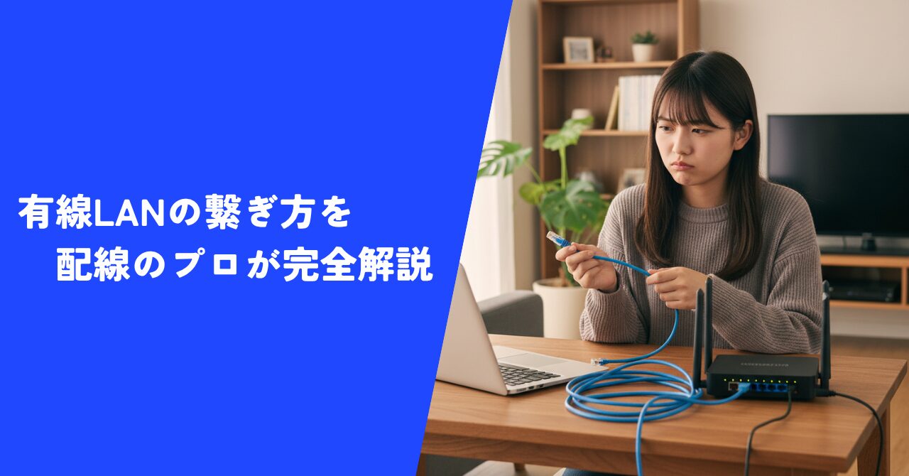 【重要】有線LANの繋ぎ方完全ガイド｜プロがパソコン・スマホ・ルーターごとに解説