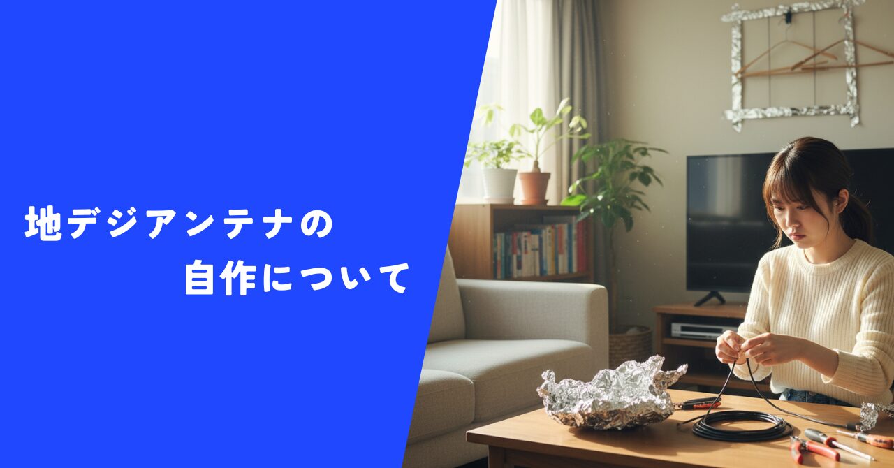 【注目】地デジアンテナの自作を考えているなら見逃せない情報｜最新の自作事情を解説