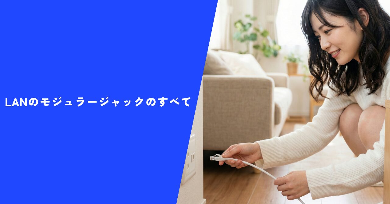 【解説】LANのモジュラージャックのすべて｜プロが教える作り方や取り付け方法！