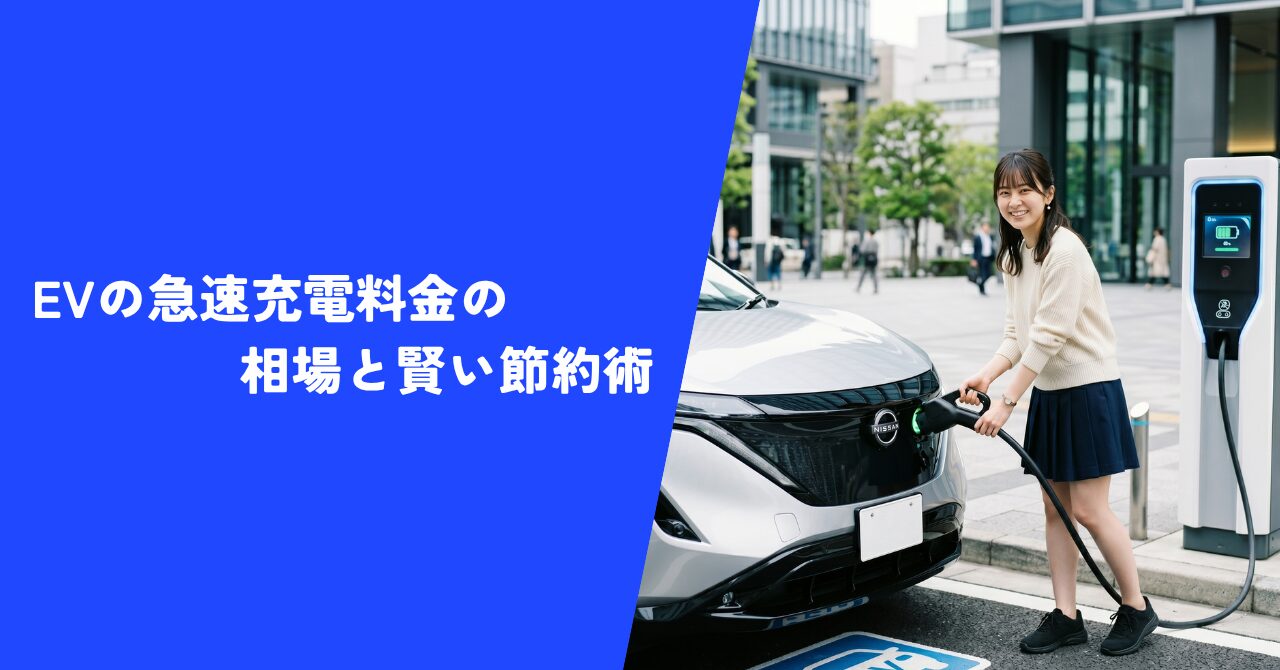 【最新版】EVの急速充電料金の相場と賢い節約術｜自宅充電器でさらなるお得感を！