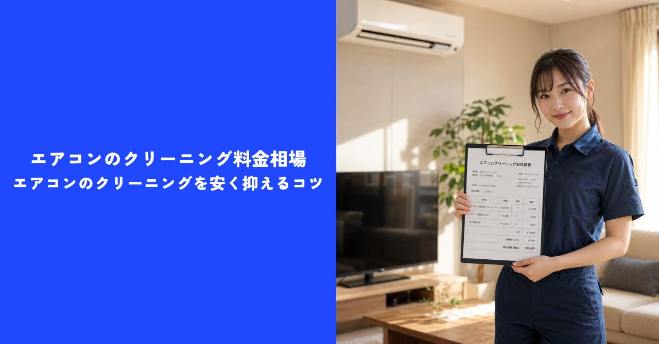 【注目】エアコンのクリーニング料金相場｜エアコンのクリーニングを安く抑えるコツ